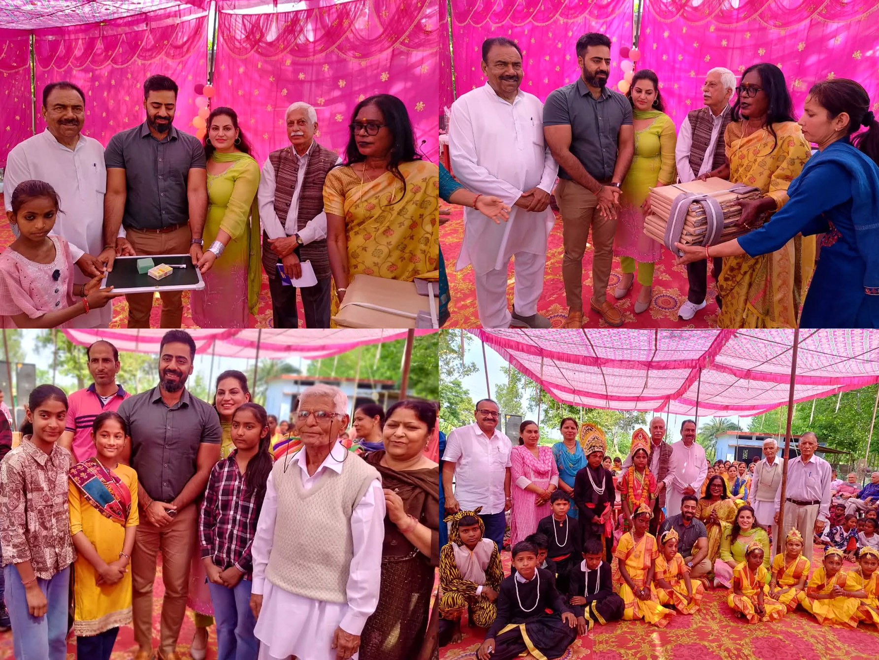 शिक्षा सुधार समिति ने जरूरतमंद विद्यार्थियों को वितरित की शिक्षण सामग्री